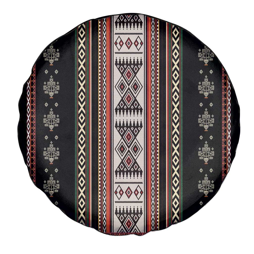 Serbia Folk Pattern Spare Tire Cover God of Justice - Wonder Print Shop