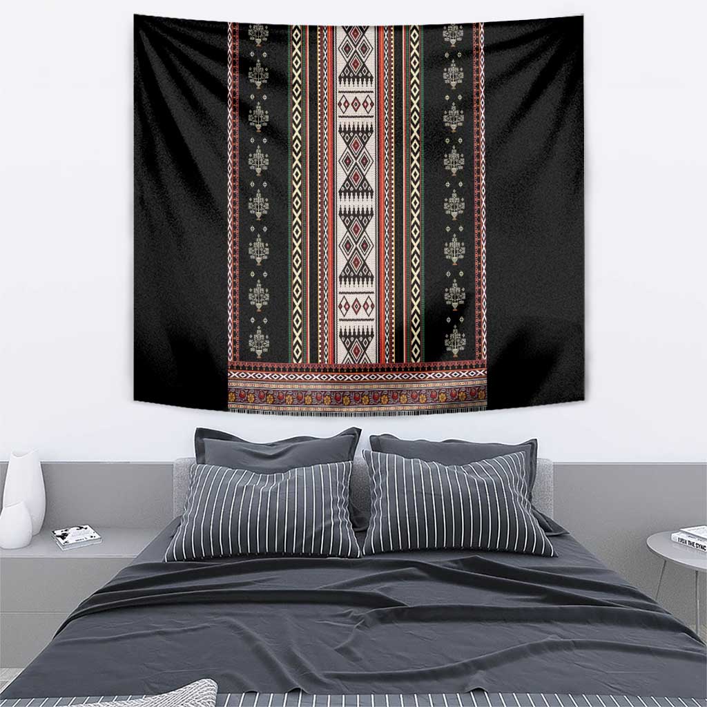 Serbia Folk Pattern Tapestry God of Justice - Wonder Print Shop