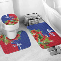Personalized Afro-Haitians Tropical Bathroom Set Fleur-De-Lis Veves Motif - Wonder Print Shop