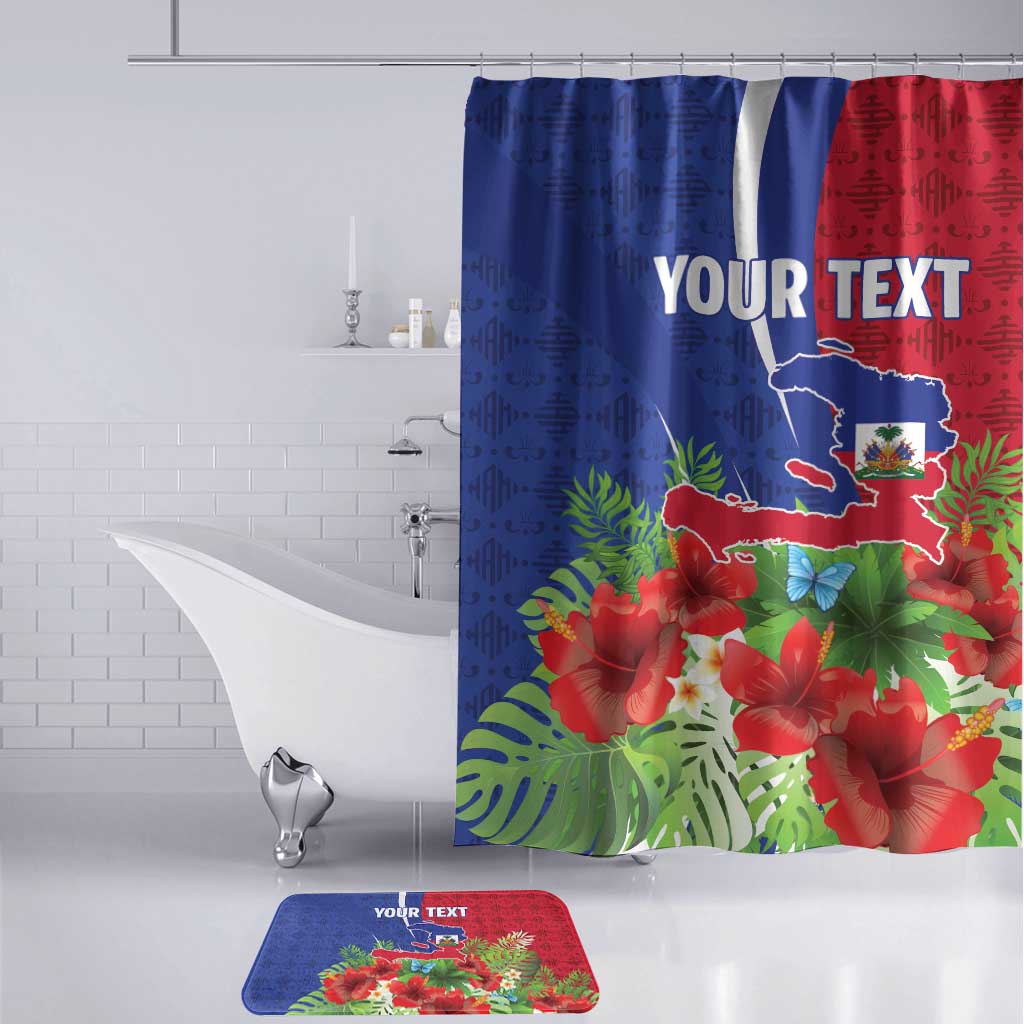 Personalized Afro-Haitians Tropical Bathroom Set Fleur-De-Lis Veves Motif - Wonder Print Shop