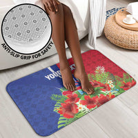 Personalized Afro-Haitians Tropical Bathroom Set Fleur-De-Lis Veves Motif - Wonder Print Shop