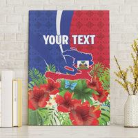 Personalized Afro-Haitians Tropical Canvas Wall Art Fleur-De-Lis Veves Motif - Wonder Print Shop