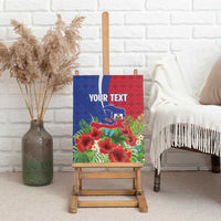 Personalized Afro-Haitians Tropical Canvas Wall Art Fleur-De-Lis Veves Motif - Wonder Print Shop