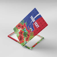 Personalized Afro-Haitians Tropical Canvas Wall Art Fleur-De-Lis Veves Motif - Wonder Print Shop