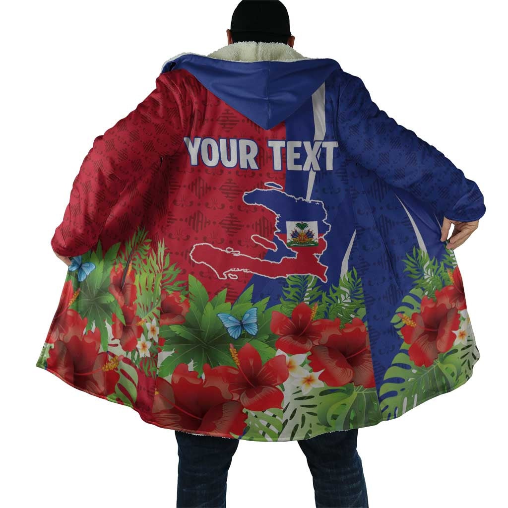Personalized Afro-Haitians Tropical Cloak Fleur-De-Lis Veves Motif - Wonder Print Shop