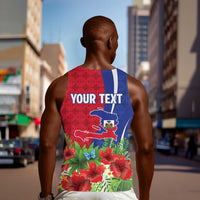 Personalized Afro-Haitians Tropical Men Tank Top Fleur-De-Lis Veves Motif - Wonder Print Shop