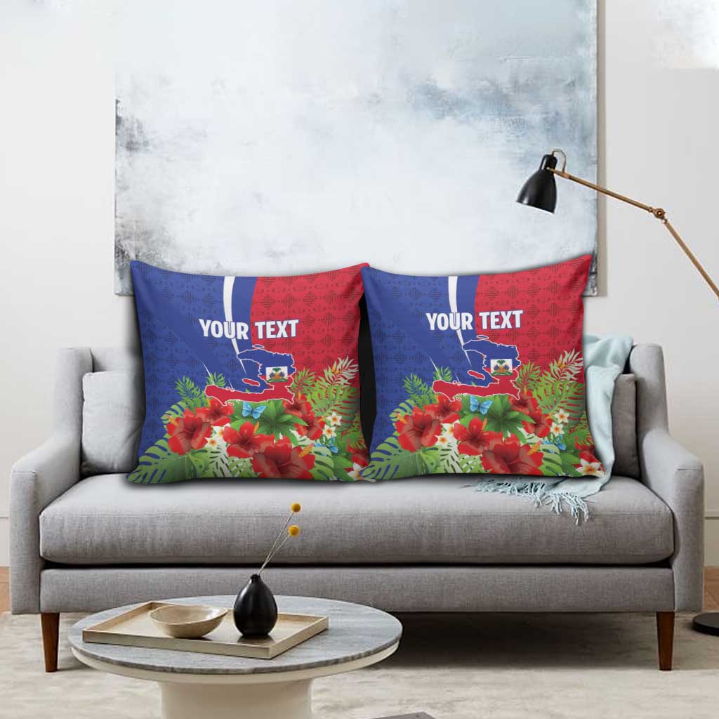 Personalized Afro-Haitians Tropical Pillow Cover Fleur-De-Lis Veves Motif - Wonder Print Shop