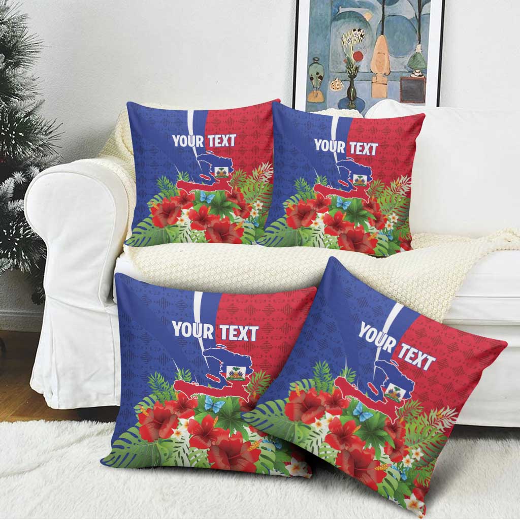 Personalized Afro-Haitians Tropical Pillow Cover Fleur-De-Lis Veves Motif - Wonder Print Shop
