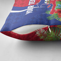 Personalized Afro-Haitians Tropical Pillow Cover Fleur-De-Lis Veves Motif - Wonder Print Shop
