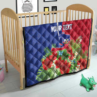 Personalized Afro-Haitians Tropical Quilt Fleur-De-Lis Veves Motif - Wonder Print Shop