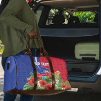 Personalized Afro-Haitians Tropical Travel Bag Fleur-De-Lis Veves Motif - Wonder Print Shop