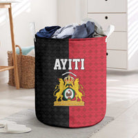 Afro-Haitians Empire of Haiti 1804-1806 Laundry Basket Fleur-De-Lis Veves Motif - Wonder Print Shop