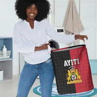 Afro-Haitians Empire of Haiti 1804-1806 Laundry Basket Fleur-De-Lis Veves Motif - Wonder Print Shop