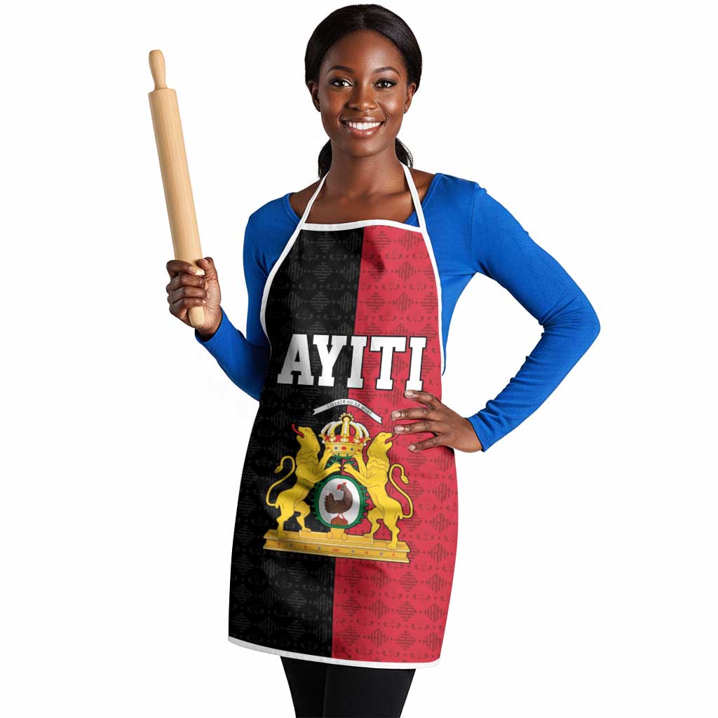 Afro-Haitians Empire of Haiti 1804-1806 Apron Fleur-De-Lis Veves Motif - Wonder Print Shop