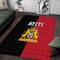Afro-Haitians Empire of Haiti 1804-1806 Area Rug Fleur-De-Lis Veves Motif - Wonder Print Shop