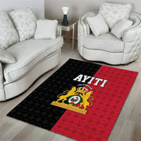 Afro-Haitians Empire of Haiti 1804-1806 Area Rug Fleur-De-Lis Veves Motif - Wonder Print Shop