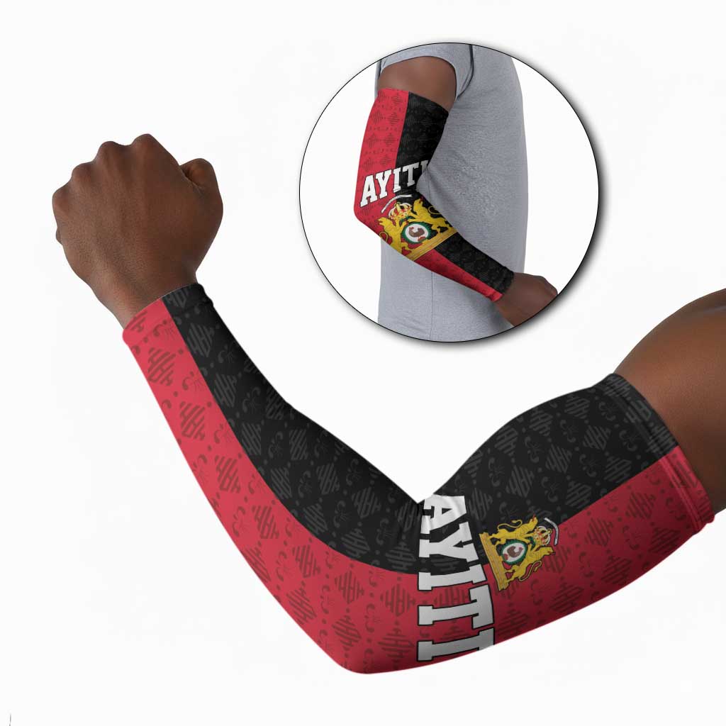 Afro-Haitians Empire of Haiti 1804-1806 Arm Sleeves Fleur-De-Lis Veves Motif - Wonder Print Shop