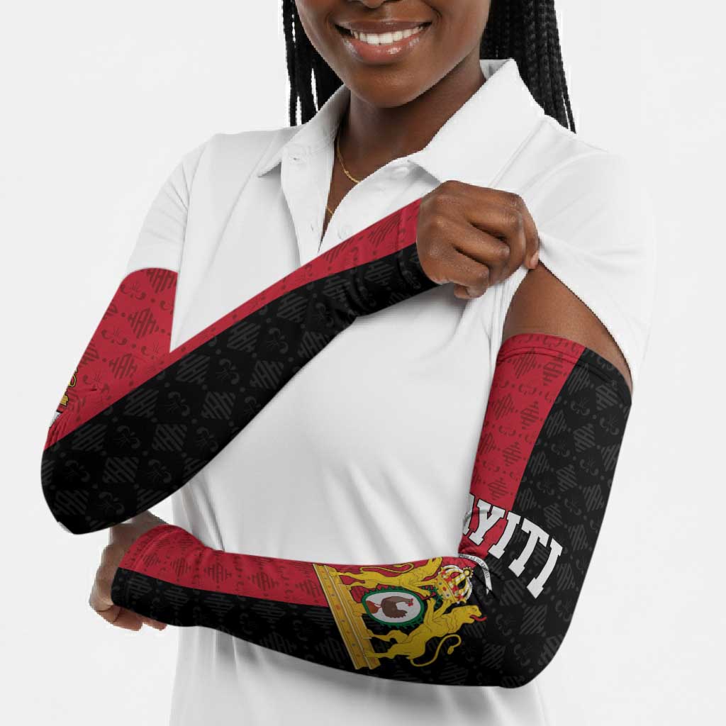 Afro-Haitians Empire of Haiti 1804-1806 Arm Sleeves Fleur-De-Lis Veves Motif - Wonder Print Shop