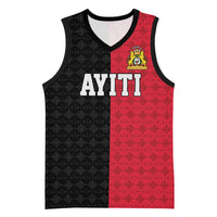 Afro-Haitians Empire of Haiti 1804-1806 Basketball Jersey Fleur-De-Lis Veves Motif - Wonder Print Shop
