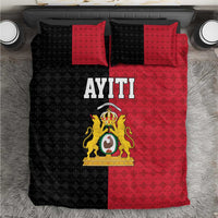 Afro-Haitians Empire of Haiti 1804-1806 Bedding Set Fleur-De-Lis Veves Motif - Wonder Print Shop