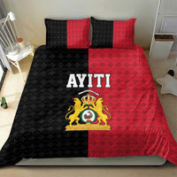 Afro-Haitians Empire of Haiti 1804-1806 Bedding Set Fleur-De-Lis Veves Motif - Wonder Print Shop