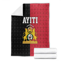 Afro-Haitians Empire of Haiti 1804-1806 Blanket Fleur-De-Lis Veves Motif - Wonder Print Shop