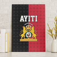Afro-Haitians Empire of Haiti 1804-1806 Canvas Wall Art Fleur-De-Lis Veves Motif - Wonder Print Shop