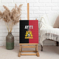 Afro-Haitians Empire of Haiti 1804-1806 Canvas Wall Art Fleur-De-Lis Veves Motif - Wonder Print Shop
