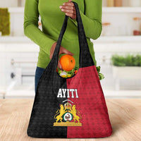 Afro-Haitians Empire of Haiti 1804-1806 Grocery Bag Fleur-De-Lis Veves Motif - Wonder Print Shop
