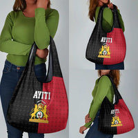 Afro-Haitians Empire of Haiti 1804-1806 Grocery Bag Fleur-De-Lis Veves Motif - Wonder Print Shop