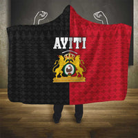 Afro-Haitians Empire of Haiti 1804-1806 Hooded Blanket Fleur-De-Lis Veves Motif - Wonder Print Shop
