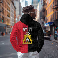 Afro-Haitians Empire of Haiti 1804-1806 Hoodie Fleur-De-Lis Veves Motif - Wonder Print Shop