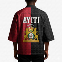 Afro-Haitians Empire of Haiti 1804-1806 Kimono Fleur-De-Lis Veves Motif - Wonder Print Shop