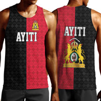 Afro-Haitians Empire of Haiti 1804-1806 Men Tank Top Fleur-De-Lis Veves Motif - Wonder Print Shop