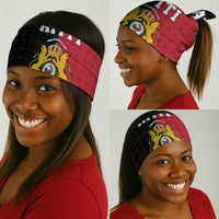 Afro-Haitians Empire of Haiti 1804-1806 Neck Gaiter Fleur-De-Lis Veves Motif - Wonder Print Shop