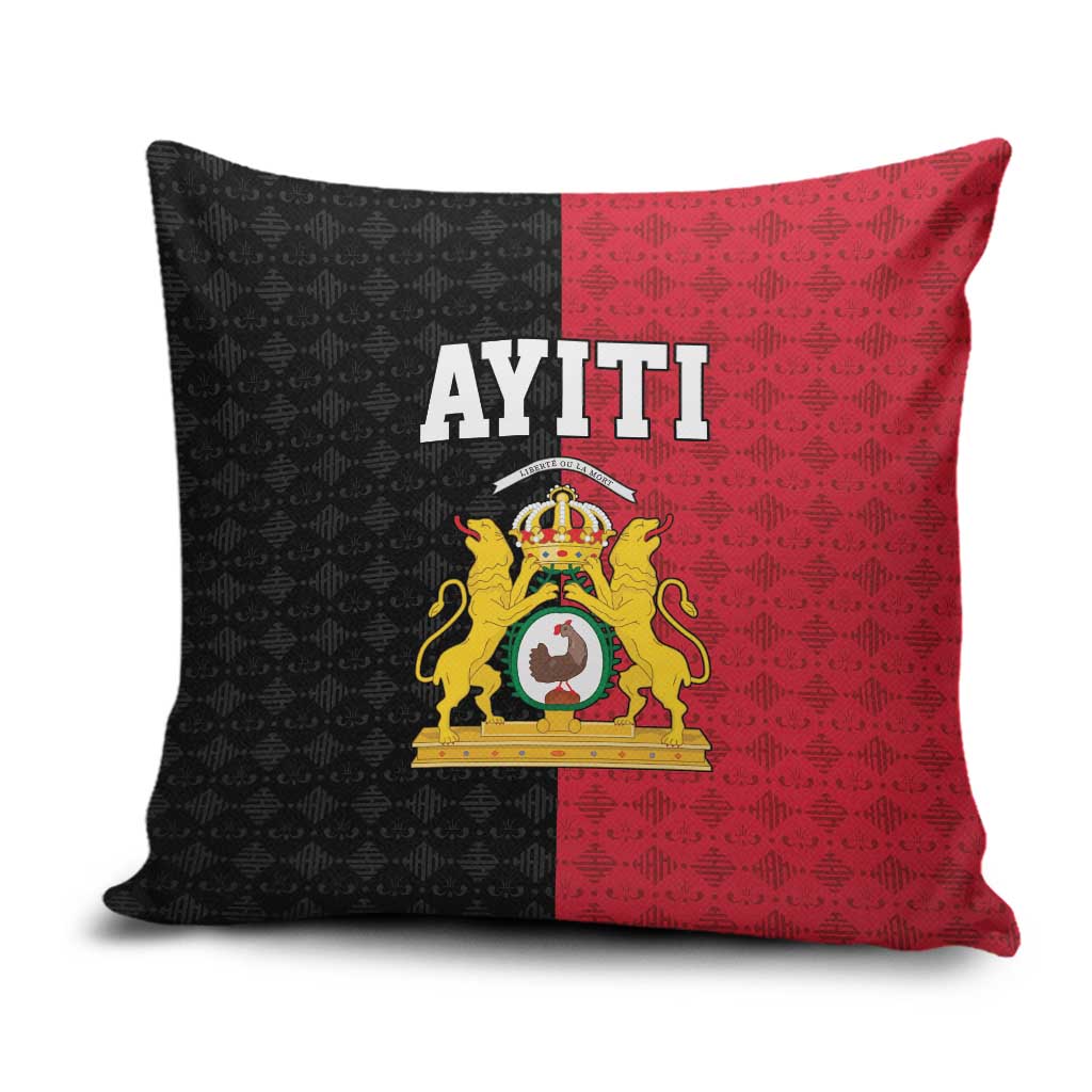 Afro-Haitians Empire of Haiti 1804-1806 Pillow Cover Fleur-De-Lis Veves Motif - Wonder Print Shop