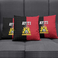 Afro-Haitians Empire of Haiti 1804-1806 Pillow Cover Fleur-De-Lis Veves Motif - Wonder Print Shop