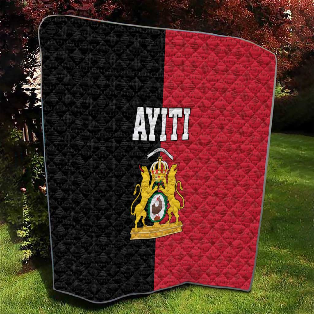 Afro-Haitians Empire of Haiti 1804-1806 Quilt Fleur-De-Lis Veves Motif - Wonder Print Shop