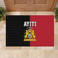 Afro-Haitians Empire of Haiti 1804-1806 Rubber Doormat Fleur-De-Lis Veves Motif - Wonder Print Shop