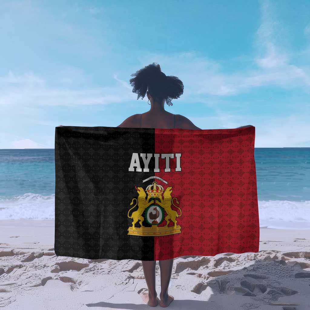Afro-Haitians Empire of Haiti 1804-1806 Sarong Fleur-De-Lis Veves Motif - Wonder Print Shop