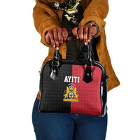 Afro-Haitians Empire of Haiti 1804-1806 Shoulder Handbag Fleur-De-Lis Veves Motif - Wonder Print Shop