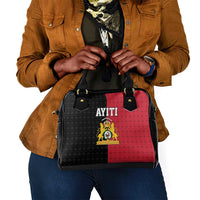 Afro-Haitians Empire of Haiti 1804-1806 Shoulder Handbag Fleur-De-Lis Veves Motif - Wonder Print Shop