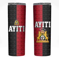 Afro-Haitians Empire of Haiti 1804-1806 Skinny Tumbler Fleur-De-Lis Veves Motif - Wonder Print Shop
