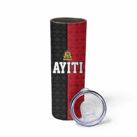 Afro-Haitians Empire of Haiti 1804-1806 Skinny Tumbler Fleur-De-Lis Veves Motif - Wonder Print Shop