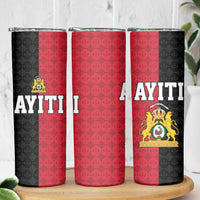 Afro-Haitians Empire of Haiti 1804-1806 Skinny Tumbler Fleur-De-Lis Veves Motif - Wonder Print Shop