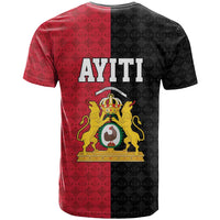 Afro-Haitians Empire of Haiti 1804-1806 T shirt Fleur-De-Lis Veves Motif LT18