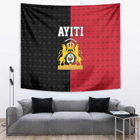 Afro-Haitians Empire of Haiti 1804-1806 Tapestry Fleur-De-Lis Veves Motif - Wonder Print Shop