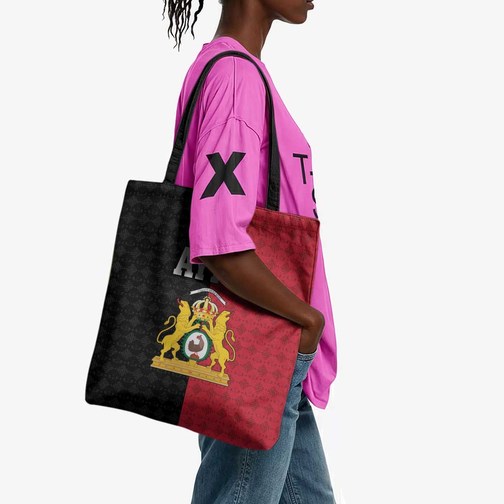 Afro-Haitians Empire of Haiti 1804-1806 Tote Bag Fleur-De-Lis Veves Motif - Wonder Print Shop