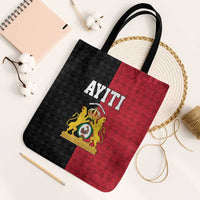 Afro-Haitians Empire of Haiti 1804-1806 Tote Bag Fleur-De-Lis Veves Motif - Wonder Print Shop
