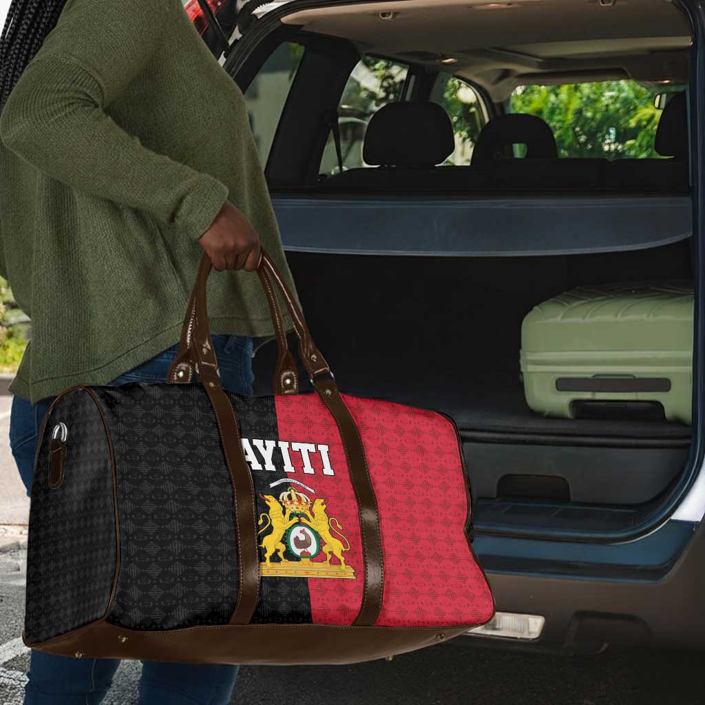 Afro-Haitians Empire of Haiti 1804-1806 Travel Bag Fleur-De-Lis Veves Motif - Wonder Print Shop